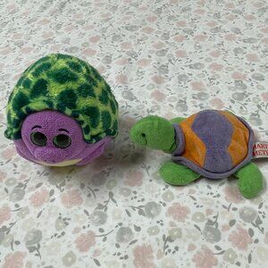 Turtle "Tiki" Beanie Baby (2014) 5" & Stuffed Animal Turtle Mary Meyer brand